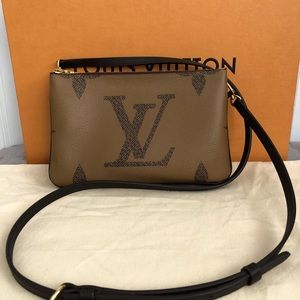 COPY - LV Double Zip Pochette Crossbody